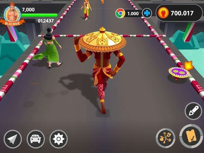Saree Run Champion Gameplay Screenshot